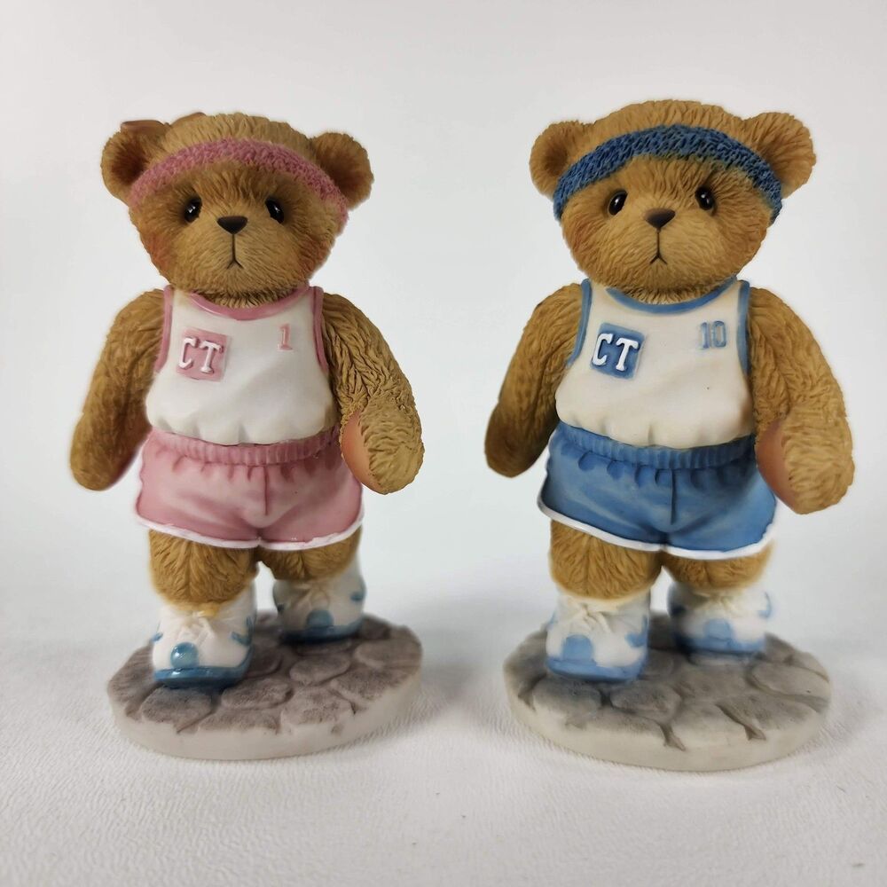 Cherished Teddies Runner Lot - 199389 Krista and 116187 Ron